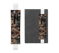VVXBHGR Black Winding Mountain Road Prints - Estuche de piel de PVC 2 en 1, antideslizante, almacenamiento esencial para cuentas de viaje, White, Talla única, Mochila escolar