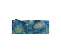 VVXBHGR Blooming Blue Fireworks Prints - Diadema de poliéster suave, agradable al tacto y elástica para bebés de 0 a 6 meses