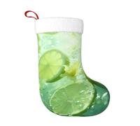 VVXBHGR Calcetines decorativos de Navidad con estampado de lima fresca, suaves y cómodos, no se decoloran, adecuados para fiestas de Halloween, fiestas y chimeneas