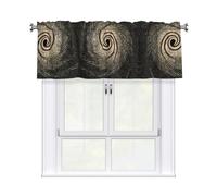 VVXBHGR Cenefa de cortina con estampado Feeling of dizziness de 137 x 45,7 cm para cocina, baño, lavandería y decoración de estudio
