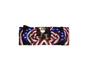 VVXBHGR Diadema con lazo para bebé con estampado de águila patriótica de la bandera de Estados Unidos, suave, agradable al tacto y elástica para bebés de 0 a 6 meses