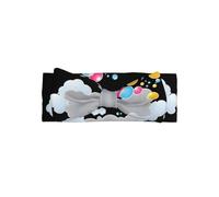 VVXBHGR Diadema con lazo para bebé con estampado de burbujas que se esconde en las nubes, suave, agradable al tacto y elástica para bebés de 0 a 6 meses