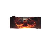 VVXBHGR Diadema de poliéster con estampado de bolas de fuego grandes, suave, agradable al tacto y elástica para bebés de 0 a 6 meses