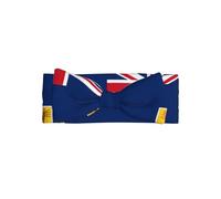 VVXBHGR Diadema de poliéster suave, agradable al tacto y elástica con estampado de bandera de las Islas Turcas y Caicos, para bebés de 0 a 6 meses