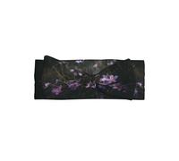 VVXBHGR Diadema de poliéster suave, agradable al tacto y elástica para bebés de 0 a 6 meses con estampado de flores moradas en la hierba