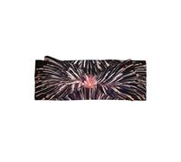 VVXBHGR Diadema de poliéster suave, agradable al tacto y elástica para bebés de 0 a 6 meses con estampado de fuegos artificiales que florecen en el cielo nocturno