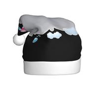 VVXBHGR El sombrero de Navidad con burbujas que se esconde en las nubes para adultos, el material es suave y ligero