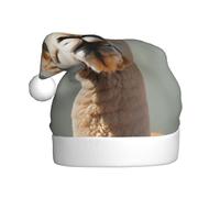 VVXBHGR El sombrero de Navidad con estampado de avatar de alpaca para adultos es suave y ligero