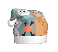 VVXBHGR El sombrero de Navidad con varios conejos para adultos es suave y ligero