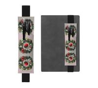 VVXBHGR Estuche de piel de PVC con estampado de mariquita negra en una corona 2 en 1, antideslizante, esencial para cuentas de viaje, Black, Talla única, Mochila escolar