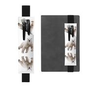 VVXBHGR Estuche para lápices de piel de PVC con estampado de oso polar negro 2 en 1, antideslizante, esencial para cuentas de viaje, Black, Talla única, Mochila escolar