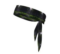 VVXBHGR Fresh Forest After Rain - Diadema deportiva para hombres y mujeres, suave y transpirable que absorbe la humedad