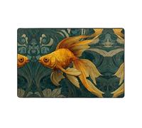 VVXBHGR Goldfish in the vortex Prints - Alfombra de tela de franela de 60 x 39 pulgadas para sala de estar, oficina, mesa de café, cama, balcón