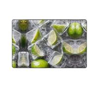 VVXBHGR Limes on the rocks. Prints - Alfombra de tela de franela de 60 x 39 pulgadas para sala de estar, oficina, mesa de café, cama, balcón