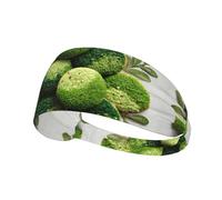 VVXBHGR Little Green Cookies. Cinta elástica para la cabeza para hombre y mujer, suave, de secado rápido