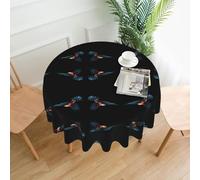 VVXBHGR Summit Hawk Silhouette - Mantel redondo decorativo de 152 cm para comedor interior y exterior, fiestas, bodas
