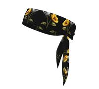 VVXBHGR Sunshine and Dark Night Prints - Diadema deportiva para hombres y mujeres, suave y transpirable, absorbe la humedad, atlética