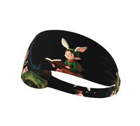 VVXBHGR The Elf of Learning Magic Books Prints - Diadema elástica para ejercicio para hombres y mujeres, suave, de secado rápido