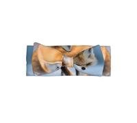 VVXBHGR The Fox Who Stepped on Snow - Diadema de poliéster suave, agradable al tacto y elástica para bebés de 0 a 6 meses