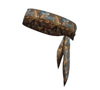 VVXBHGR The Rainbow After the Rain - Diadema deportiva para hombres y mujeres, suave y transpirable que absorbe la humedad