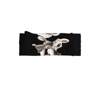 VVXBHGR The Sheep Prints - Diadema de poliéster suave, agradable al tacto y elástica para bebés de 0 a 6 meses