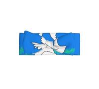 VVXBHGR White Goose Spread its Wings - Diadema de poliéster suave, agradable al tacto y elástica para bebés de 0 a 6 meses
