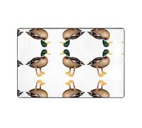 VVXBHGR Wild Duck Prints - Alfombra de tela de franela de 60 x 39 pulgadas para sala de estar, oficina, mesa de café, cama, balcón