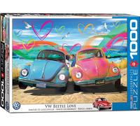 VW Beetle Amor 1000 Rompecabezas de Piezas 680mm x 480mm ( Pz )