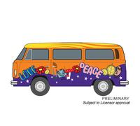 VW Bus T2b Paz Y Amor Espacio Coche Modelo Carrera