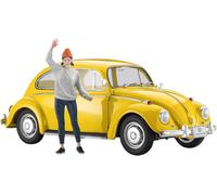 Vw Escarabajo Tipo 1, 1967, Con Figura 1:24 Kit De Modelo De Plástico HASEGAWA