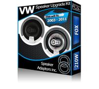 VW Fox Puerta Delantera Altavoces FLI para Coche + Altavoz Adaptador 210W