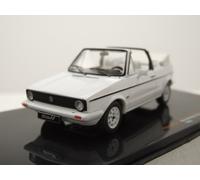 VW Golf 1 Cabrio 1981 Blanco Modelo De Coche 1:43 Ixo Models