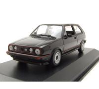 VW Golf 2Gti 16V 2-Türer 1985 Negro Metálico Coche a Escala 1:43 Maxichamps