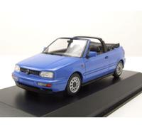 VW Golf 3 Cabrio 1997 Azul Oscuro Coche a Escala 1:43 Maxichamps