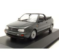 VW Golf 3 Cabrio 1997 Gris Metálico Coche a Escala 1:43 Maxichamps