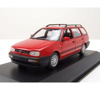 VW Golf 3 Variant Kombi 1997 Rojo Modelo De Coche 1:43 Maxichamps