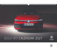 VW Golf GTI Calendar 2027: Wandkalender 49,5x33 cm mit Fotografien von VW Golf GTI und englischem Kalendarium