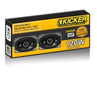 VW Golf MK1 Puerta Delantera Altavoces Kicker 10.2x15.2cm Coche Mejora 120W