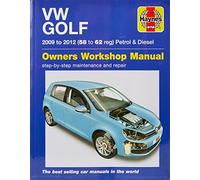 VW Golf Petrol and Diesel (09 - 12) 58 to 62