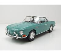 VW Karmann Ghia 1500 Tipo 34 1961 Verde Claro Blanco Coche Miniatura 1:18 Norev