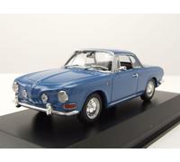VW Karmann Ghia 1600 1966 Azul Coche a Escala 1:43 Maxichamps