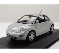 VW New Beetle Escarabajo 1998 Plata Coche a Escala 1:43 Maxichamps