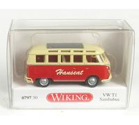 VW T1 Autobús de la Samba Hanseat (Rojo / Beige) 1963-1967 1:87 WIKING
