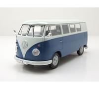 1960 Volkswagen VW T1 Kombi Azul/Blanco 1:24 WhiteBox 124179