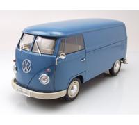 VW T1 Bus Caja Porschewagen Ersatzteile-Dienst 1963 Azul Modelo 1:18 Welly