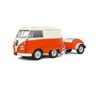 Solido 1:18 Kool Kombi Orange & White 1950