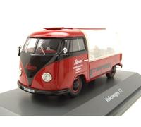 VW T1A Vagón con Publicidad Schuco Varianto Negro Rojo Coche a Escala 1:43
