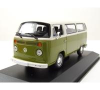 VW T2 Bus 1972 Verde Coche a Escala Blanco 1:43 Maxichamps