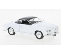 VW Volkswagen Karmann Ghia Coupe - 1958 - white / black - IXO 1:43