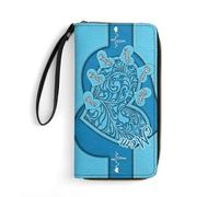 VWCSDSCS Cartera personalizada con texto en inglés "Grandma's Little Sweethearts", regalo para madre abuela de parte de hija, hijo, nietos, imagen de dibujos animados, A17